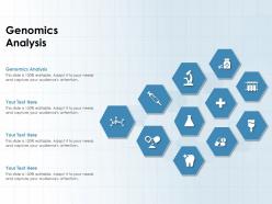 Genomics analysis ppt powerpoint presentation outline picture
