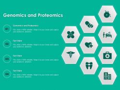 Genomics and proteomics ppt powerpoint presentation show icon