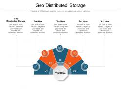 Geo distributed storage ppt powerpoint presentation infographic template infographic template cpb