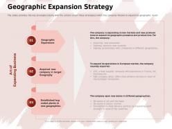 Geographic expansion strategy established ppt powerpoint presentation file layout ideas