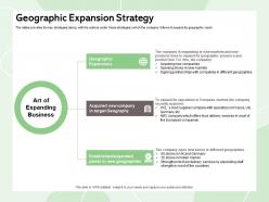 Geographic expansion strategy germany ppt powerpoint presentation layouts visuals