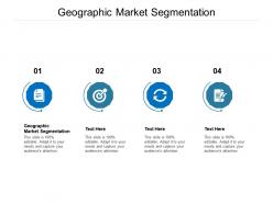 Geographic market segmentation ppt powerpoint presentation infographic template example file cpb