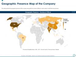 Geographic presence map of the company general and ipo deal ppt sample