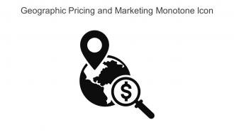 Geographic Pricing And Marketing Monotone Icon In Powerpoint Pptx Png And Editable Eps Format