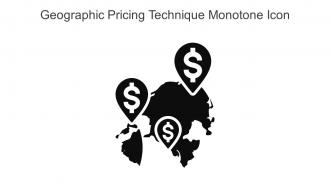 Geographic Pricing Technique Monotone Icon In Powerpoint Pptx Png And Editable Eps Format
