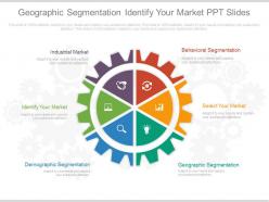 Geographic segmentation identify your market ppt slide