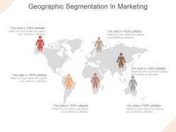 Geographic segmentation in marketing powerpoint templates