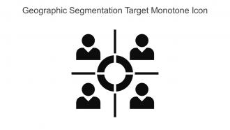 Geographic Segmentation Target Monotone Icon In Powerpoint Pptx Png And Editable Eps Format