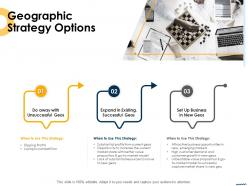 Geographic strategy options ppt powerpoint presentation styles gridlines