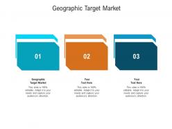 Geographic target market ppt powerpoint presentation ideas influencers cpb