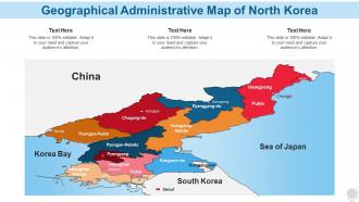 Geographical Administrative Map Of North Korea