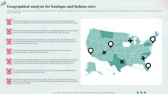 Geographical Analysis For Boutique And Fashion Industry Business Plan BP SS