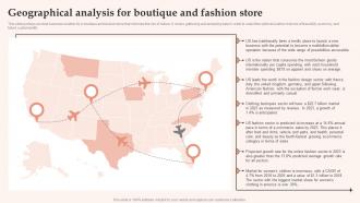Geographical Analysis For Boutique And Fashion Store Womens Clothing Boutique BP SS