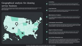 Geographical Analysis For Cleaning On Demand Cleaning Services Business Plan BP SS