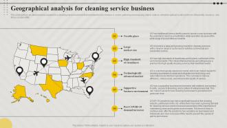 Geographical Analysis For Cleaning Service Business Cleaning Concierge BP SS