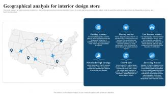 Geographical Analysis For Interior Design Store Residential Interior Design BP SS