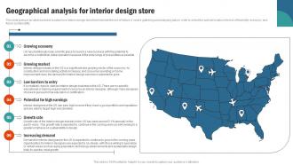 Geographical Analysis For Interior Design Store Retail Interior Design Business Plan BP SS