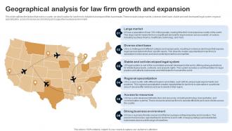 Geographical Analysis For Law Firm Growth And Expansion Legal Firm Business Plan BP SS
