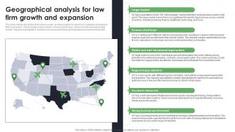Geographical Analysis For Law Firm Growth And Expansion Start Up Law Office Business Plan BP SS