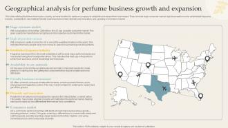 Geographical Analysis For Perfume Business Growth Premium Perfume Brand BP SS V