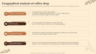 Geographical Analysis Of Coffee Shop Planning A Coffee Shop Business BP SS