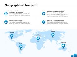 Geographical footprint ppt powerpoint presentation gallery icon