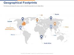 Geographical footprints ppt powerpoint presentation layouts background designs