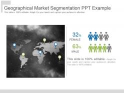 Geographical market segmentation ppt example