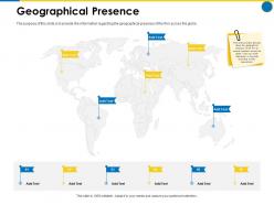 Geographical presence business manual ppt powerpoint presentation inspiration objects