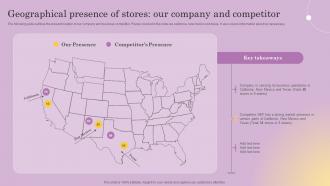 Geographical Presence Of Stores Our Company And Distinguishing Business From Market