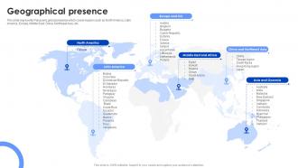 Geographical Presence Panasonic Company Profile CP SS