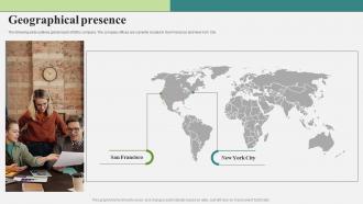Geographical Presence Sustainable Investing Fundraising Pitch Deck