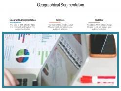 Geographical segmentation ppt powerpoint presentation inspiration themes cpb