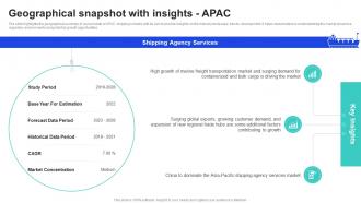 Geographical Snapshot With Insights APAC Shipping Industry Report Market Size IR SS