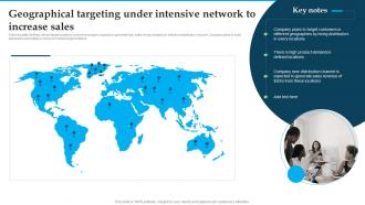 Geographical Targeting Under Intensive Network To Increase Distribution Strategies For Increasing Sales