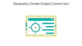 Geography Climate Subject Colored Icon In Powerpoint Pptx Png And Editable Eps Format