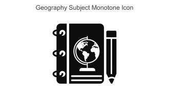Geography Subject Monotone Icon In Powerpoint Pptx Png And Editable Eps Format