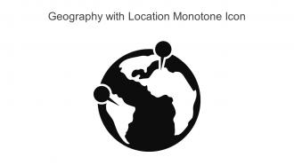 Geography With Location Monotone Icon In Powerpoint Pptx Png And Editable Eps Format