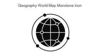 Geography World Map Monotone Icon In Powerpoint Pptx Png And Editable Eps Format