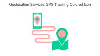 Geolocation Services GPS Tracking Colored Icon In Powerpoint Pptx Png And Editable Eps Format