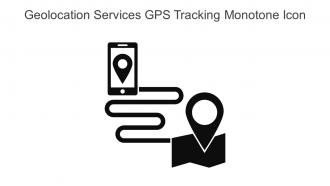 Geolocation Services GPS Tracking Monotone Icon In Powerpoint Pptx Png And Editable Eps Format