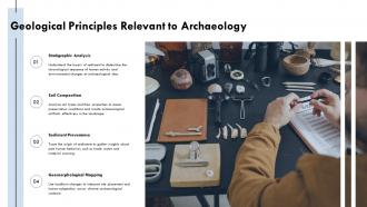 Geological Principles Relevant To Archaeology PPT Example ST AI SS