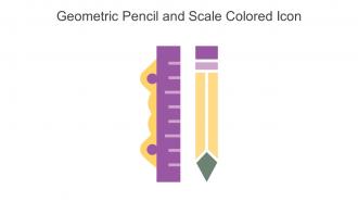 Geometric Pencil And Scale Colored Icon In Powerpoint Pptx Png And Editable Eps Format