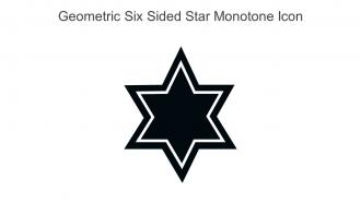 Geometric Six Sided Star Monotone Icon In Powerpoint Pptx Png And Editable Eps Format