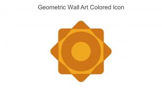 Geometric Wall Art Colored Icon In Powerpoint Pptx Png And Editable Eps Format