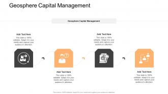 Geosphere Capital Management In Powerpoint And Google Slides Cpb