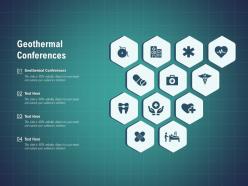 Geothermal conferences ppt powerpoint presentation background designs