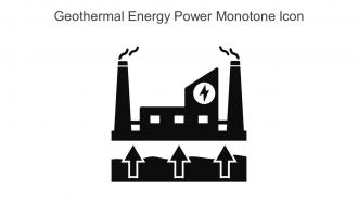 Geothermal Energy Power Monotone Icon In Powerpoint Pptx Png And Editable Eps Format