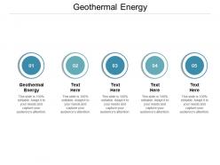Geothermal energy ppt powerpoint presentation portfolio format ideas cpb