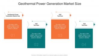 Geothermal Power Generation Market Size In Powerpoint And Google Slides Cpb